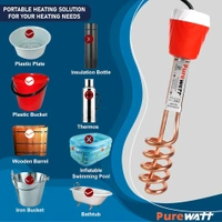 HEATWAVE PRO 1500W Waterproof Immersion Rod Heater – ABS Body, Quick Heating, Energy Efficient!