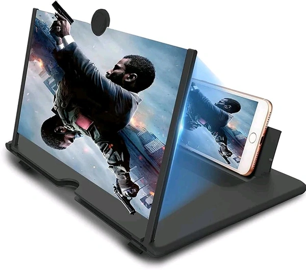 VISIONMAX 3D HD Mobile Screen Glass Magnifier Enhance Your Viewing Experience with Screen Amplifier Perfect for Movies, Gaming, and Reading