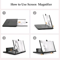 VISIONMAX 3D HD Mobile Screen Glass Magnifier Enhance Your Viewing Experience with Screen Amplifier Perfect for Movies, Gaming, and Reading
