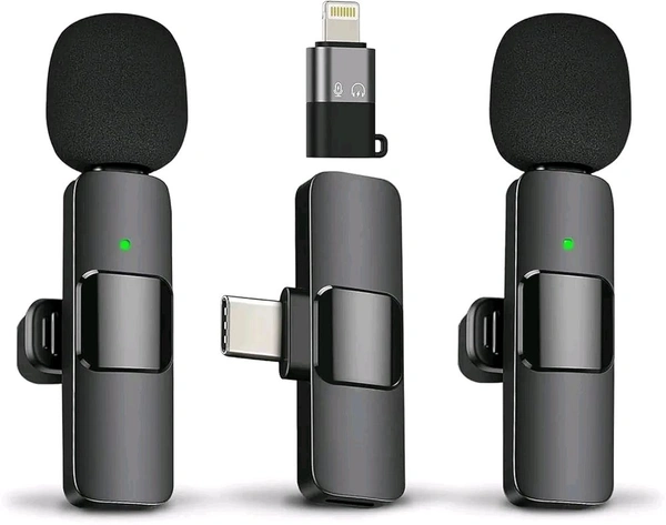 CLARIVOX Wireless Lavalier Lapel Microphone – Cordless Omnidirectional Condenser Mic for Android & iPhone, Perfect for YouTube, Interviews, Reels, & Podcasts
