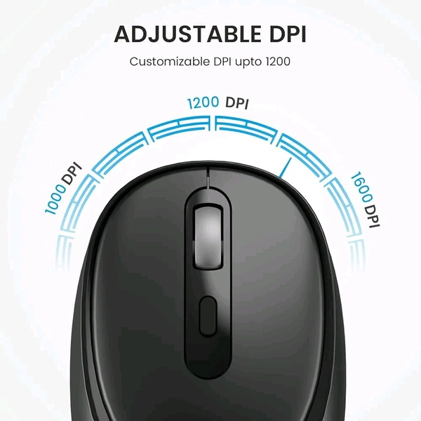 Portronics Key7 Combo Wireless Keyboard & Mouse – With Copilot AI, 2.4 GHz USB Receiver, 12 Shortcut Keys, Adjustable DPI Mouse (Up to 1600), 10M Key Life
