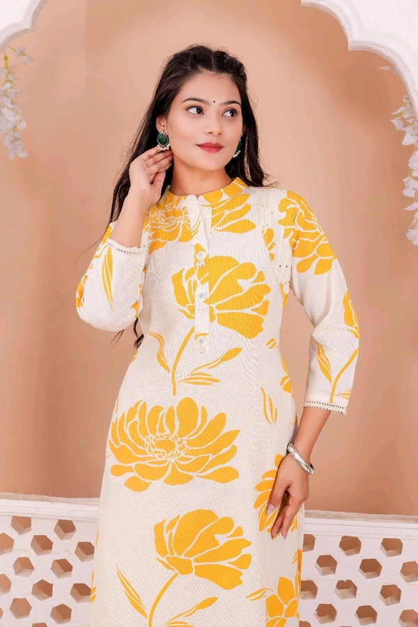 2 Piece Sunshine Bloom Kurti Set - 38