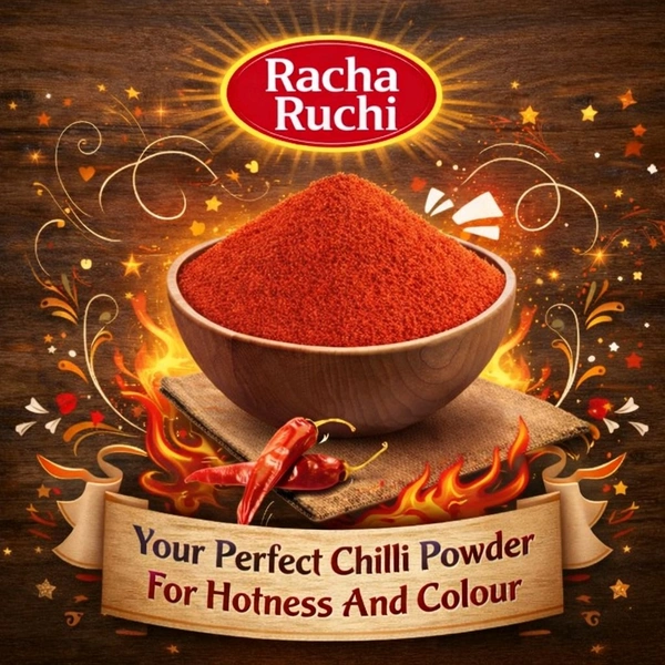 Homemade Chilli Powder Online| Pure Spices|Racha Ruchi - 100g