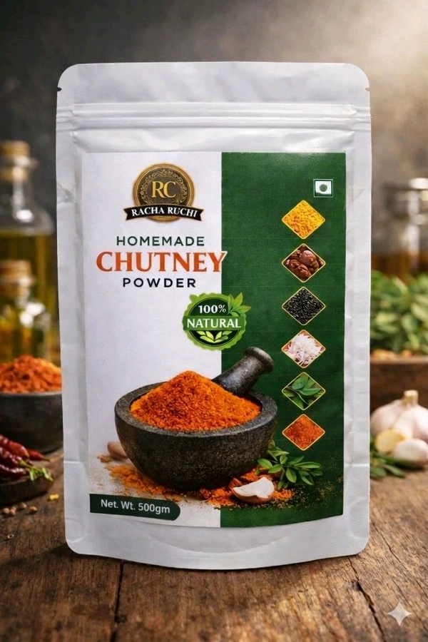 Homemade Chutney Powder Online| Pure Spices|Racha Ruchi - 500g