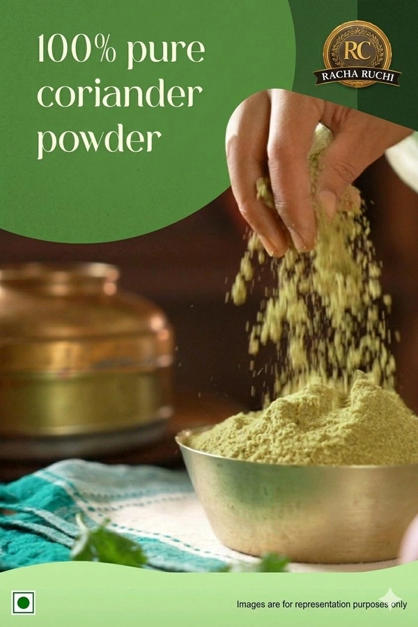 Homemade Coriander Powder Online| Pure Spices|Racha Ruchi - 500g