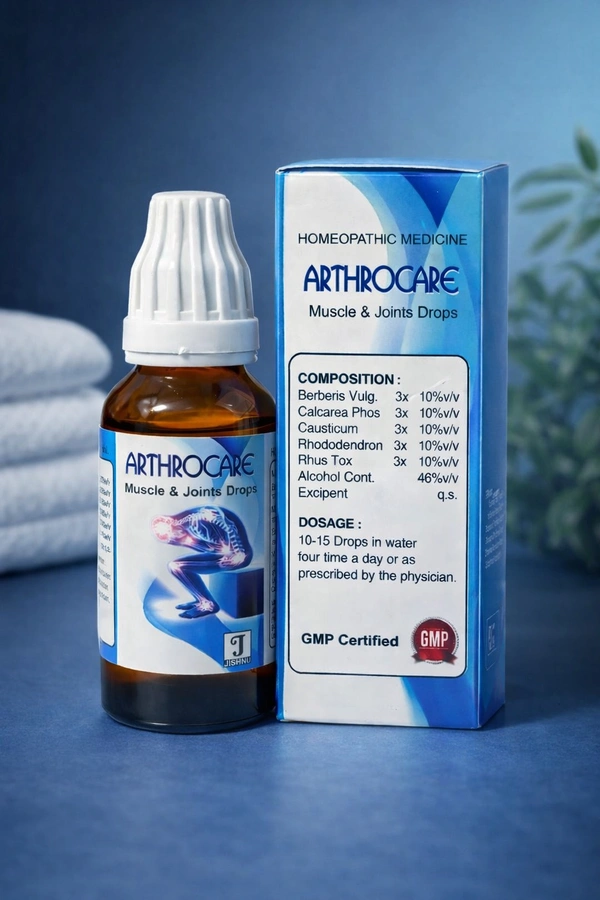Arthocare Muscle & Joints Drops 30 ml Jishnu - Pack of 2
