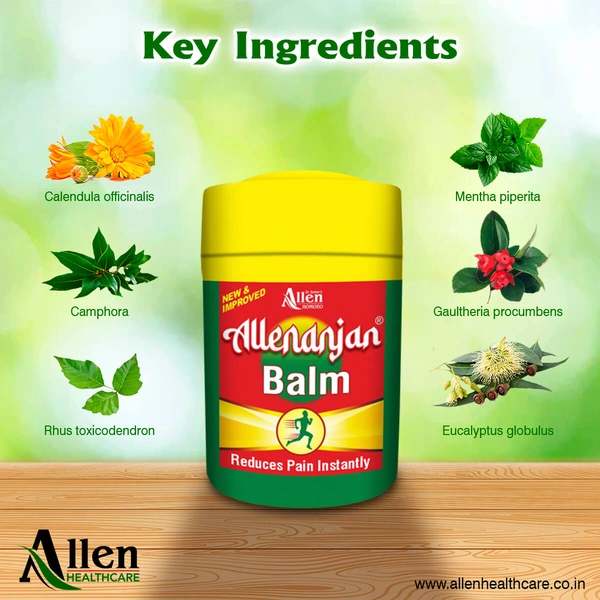 Allen Allenanjan Balm 25 Gms- Pack of 4