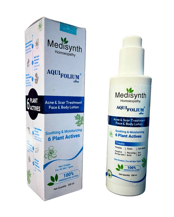 Aquifolium Ultra Face & Body Lotion 200 ml Medisynth