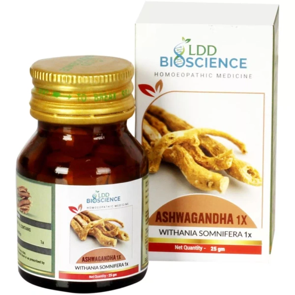 Ashwagandha 1X Tablets LDD Bioscience - Pack of 2