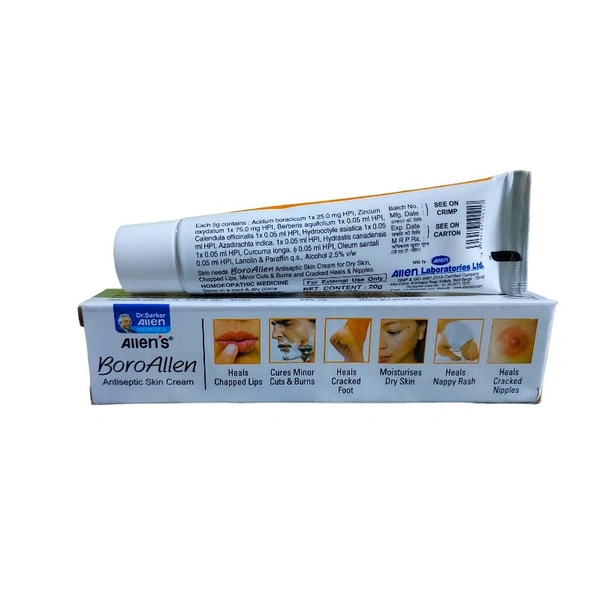 Boro Allen Antiseptic Cream 20 gms - Pack of 3