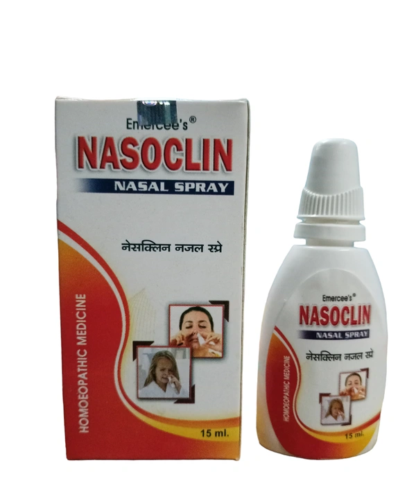 Emercee's NASOCLIN Nasal Spray 15 ml (Pack of 2)