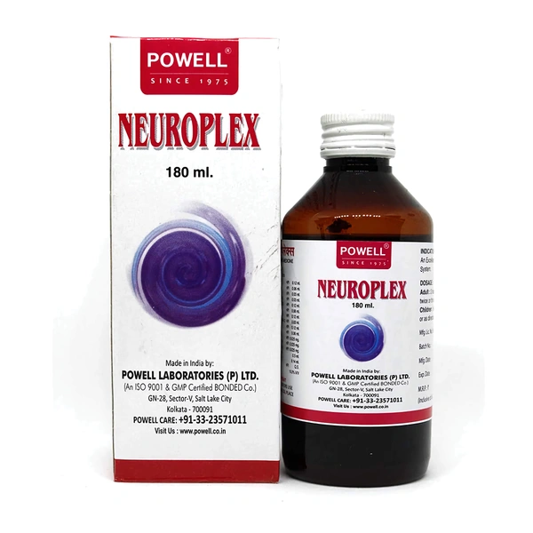 Neuroplex Syrup 180 ml Powell-Pack of 2
