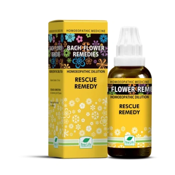 New Life Bach Flower Rescue Remedy - Pack of 3
