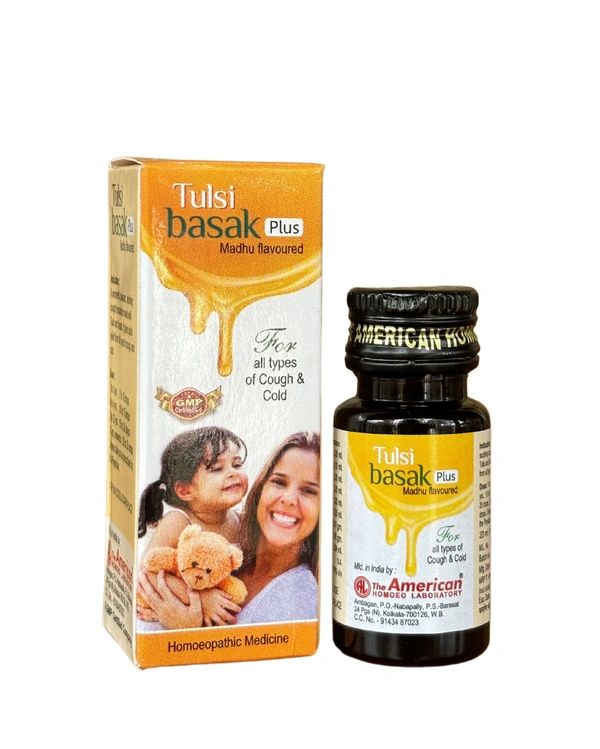 Tulsi basak Plus Drops 20 ml AHL- Pack of 12