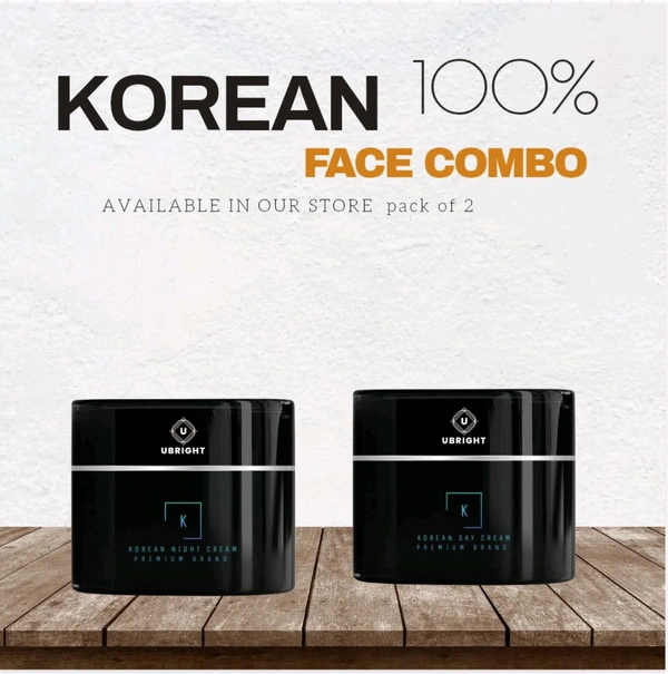 Korean Face Combo [Face Day Cream ,Face Night Cream  ] Pack Of 2