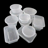 Reliance Double Lock Round Countainer with Anti Freezing And Microwave Poof ( No Leakage Garanted )  @ 50-100 Peices Per Pack - 1500ml, White