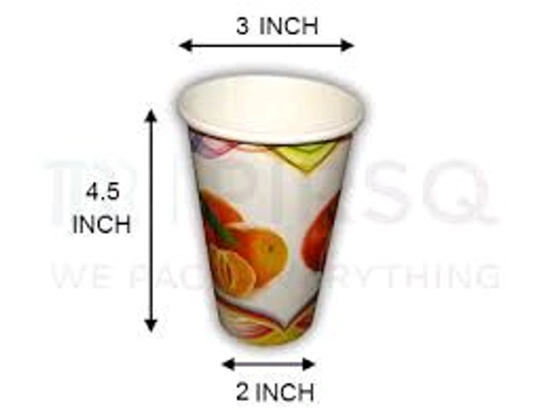  Paper Cup - Green, 500 Ml