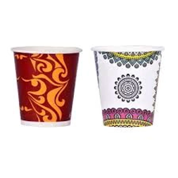  Paper Cup - Red, 250 Ml