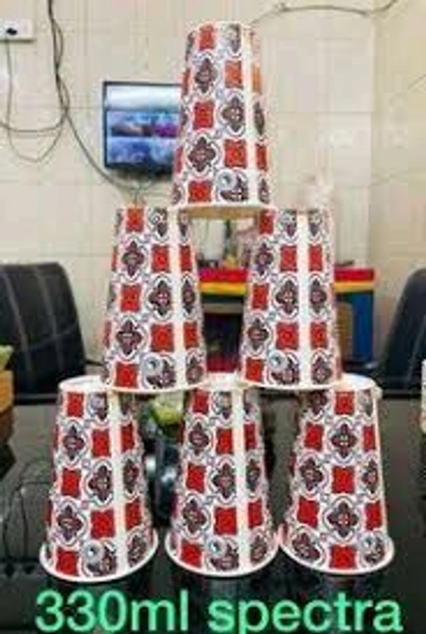  Paper Cup - Red, 400 Ml