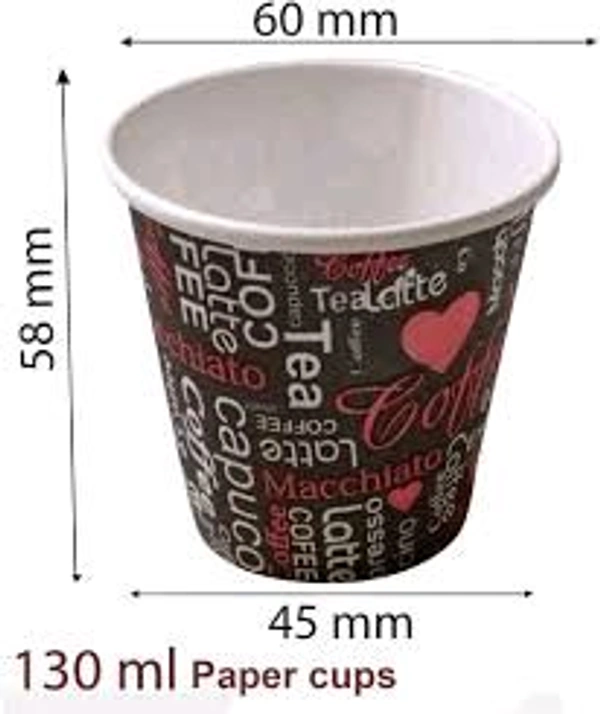  Paper Cup - Red, 450 Ml