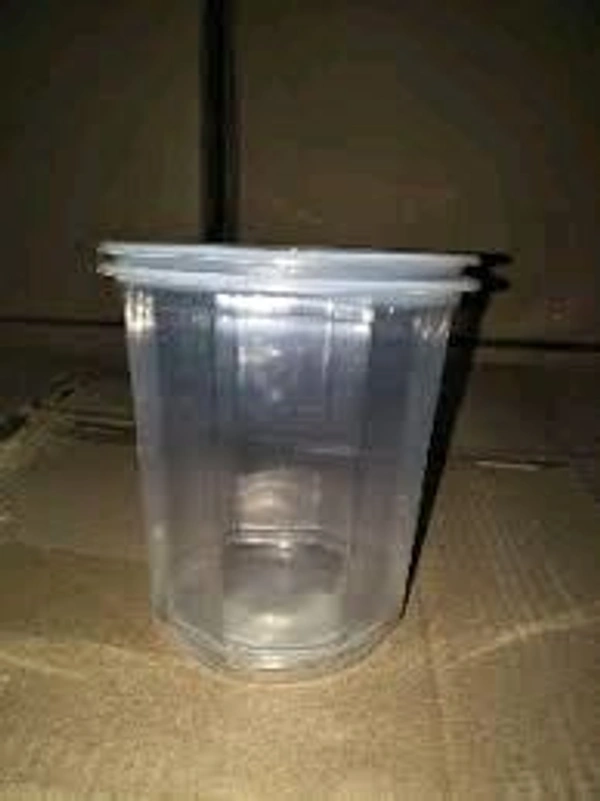 Plastic Cusp - White, 350 Ml
