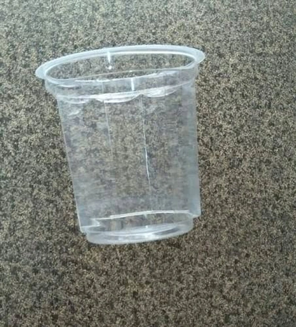 Plastic Cusp - White, 350 Ml