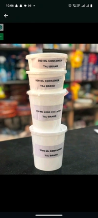 Royal Normal Food Container - White, 100 Ml