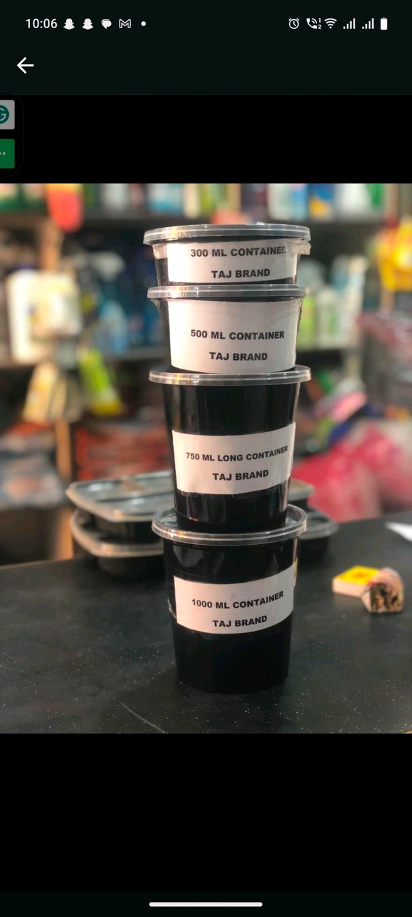Royal Normal Food Container - Black, 750 Ml
