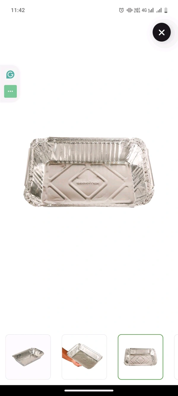 Silver Container With Lid - Mercury, 750 Ml