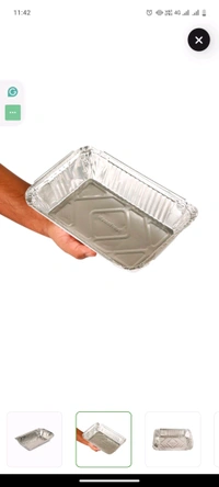 Silver Container With Lid - Mercury, 750 Ml