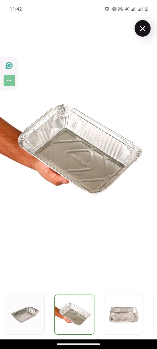 Silver Container With Lid - Mercury, 750 Ml