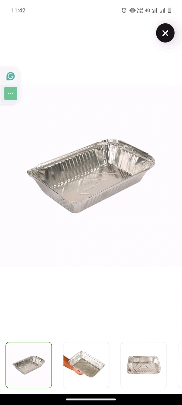 Silver Container With Lid - Mercury, 750 Ml
