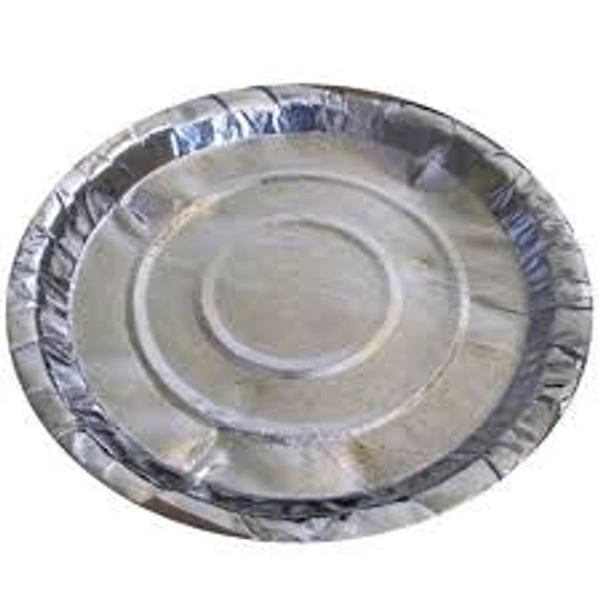 Paper Plate Round - Mercury, 7no