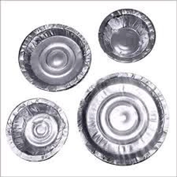 Paper Plate Round - Mercury, 7no
