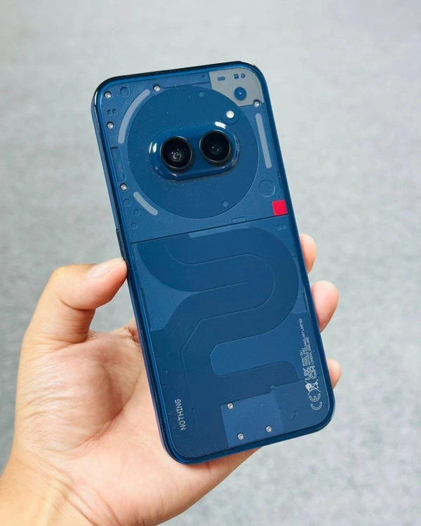 Nothing Phone (2a) 5G Dual Sim Smartphone (8GB RAM, 256GB Storage) 6.7 inch 120 Hz AMOLED Display | MediaTek Dimensity 7200 Pro (Blue)
