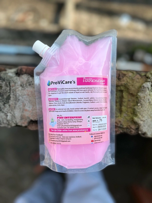 ProViCare Premium Handsoap Liquid Refill - Rose Radiance - 500 ml