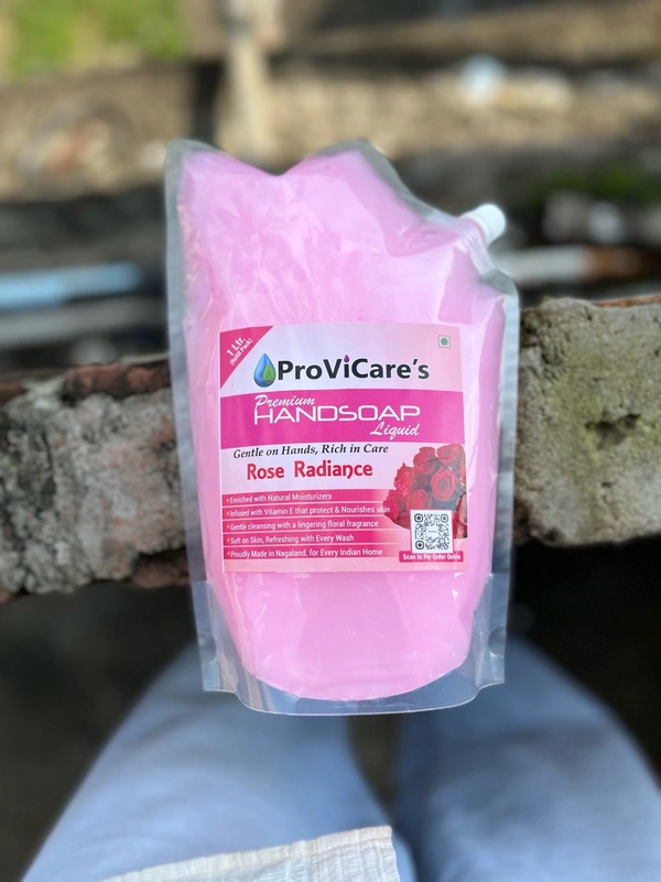 ProViCare Premium Handsoap Liquid Refill - Rose Radiance - 1 Ltr