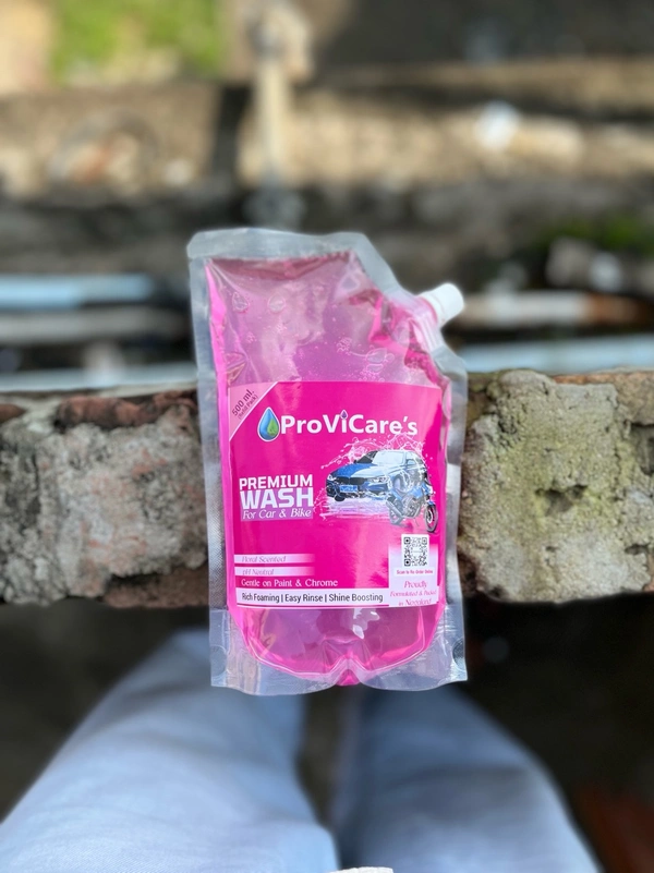 ProViCare Premium Car & Bike Wash Gel Shampoo - 500 ml