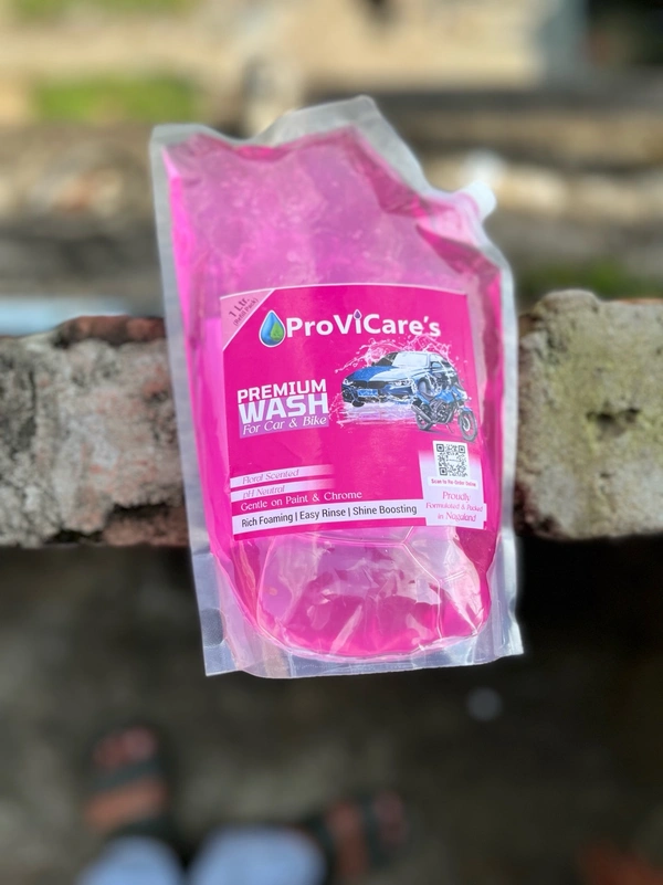 ProViCare Premium Car & Bike Wash Gel Shampoo - 1 Ltr