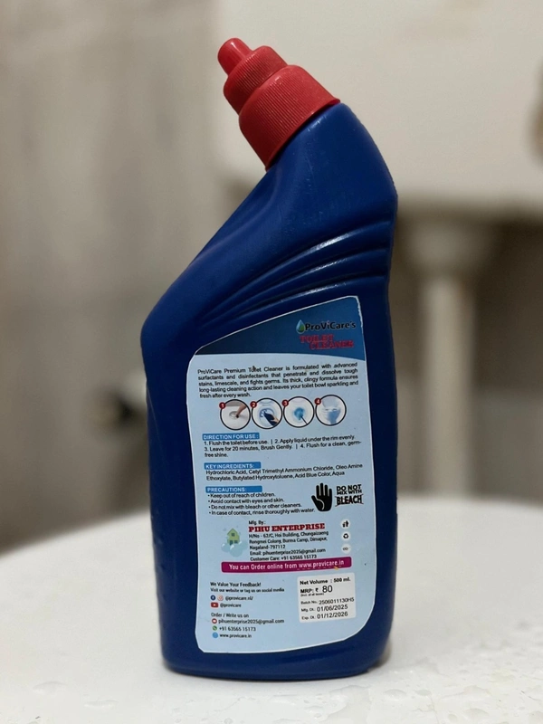 ProViCare Toilet Cleaner Bottle 3X Formula 500 ML