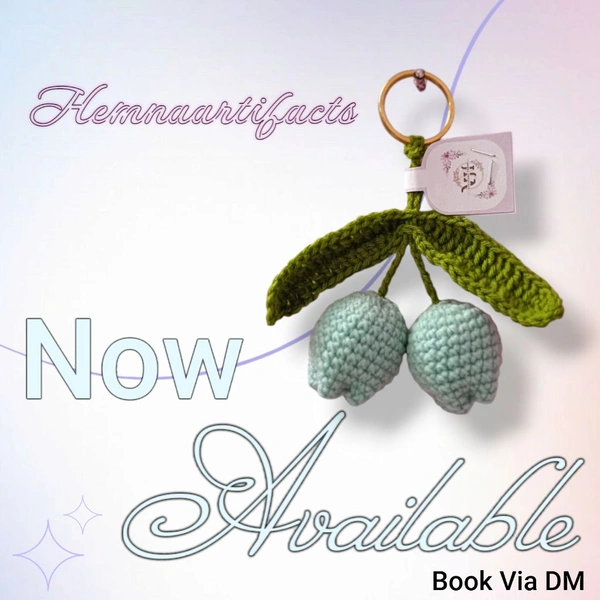 Tulip Key Chain  - Jagged Ice, 6