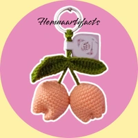 Tulip Key Chain  - Light Apricot, 6 Inches