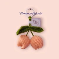 Tulip Key Chain  - Light Apricot, 6 Inches