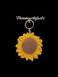Sunflower Keyring 🌻 - Gold, 5 Inches