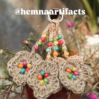 Jute Key Chain