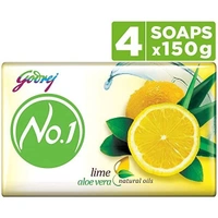 GODREJ NO.1 SOAP LIME (SABUN) - 5 peice