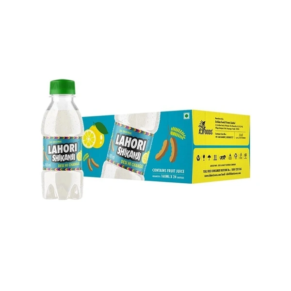 Lahori Zeera Lahori Shikanji Soda - 1 pack (24 x 160 ml)