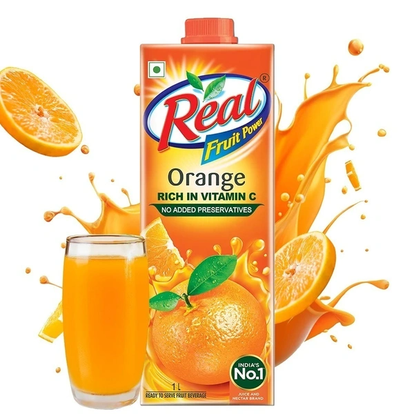 Real Fruit Power Orange Juice - 180 Ml