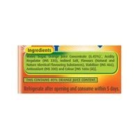 Real Fruit Power Orange Juice - 180 Ml
