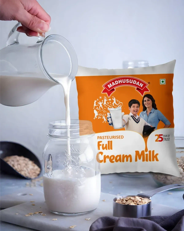 Madhusudan Full Cream Milk - 500 Ml